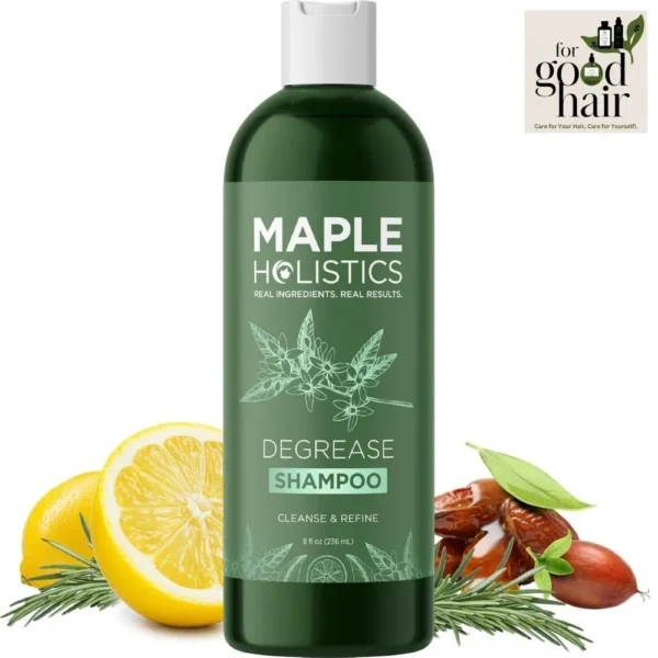 Clarifying Shampoo for Build Up and Oily Hair - Deep Cleansing, 8 Oz